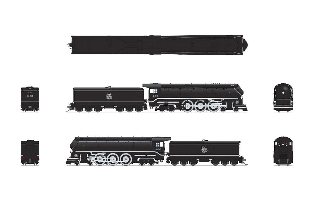 BLI 8085 HO Scale New Haven I-5 1400 Small Script Stealth Hybrid