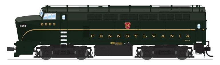 BLI 8272 HO Scale Baldwin RF-16 A Unit Sharknose Diesel "Single Stripe" PRR 2003A - Stealth