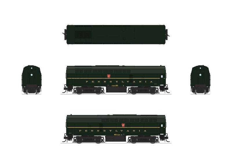BLI 8273 HO Scale Baldwin RF-16 B Unit Sharknose Diesel "Single Stripe" PRR 2006B - Stealth