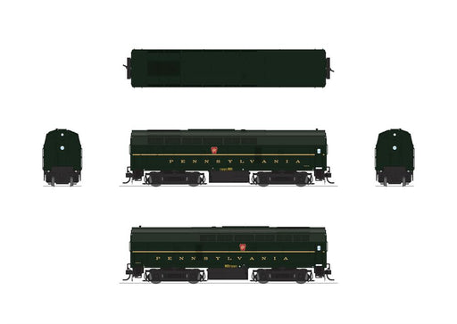 BLI 8273 HO Scale Baldwin RF-16 B Unit Sharknose Diesel "Single Stripe" PRR 2006B - Stealth