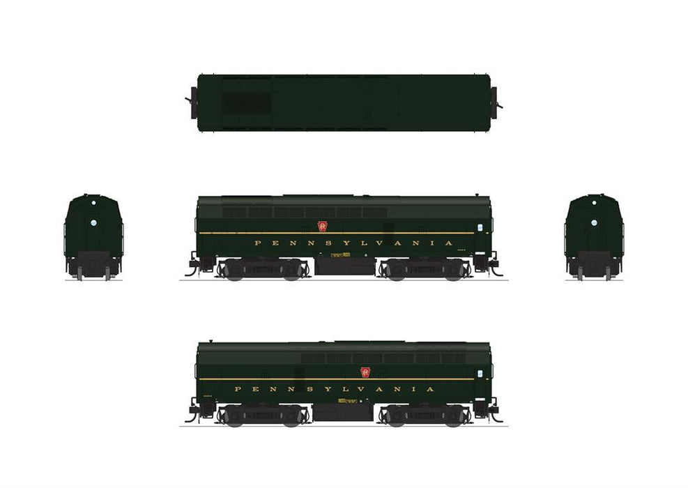 BLI 8273 HO Scale Baldwin RF-16 B Unit Sharknose Diesel "Single Stripe" PRR 2006B - Stealth