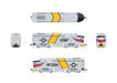 BLI 8290 HO Scale Baldwin RF-16 Sharknose Diesel US Air Force USAF RF-390 - Stealth