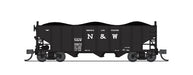 BLI (Broadway Limited Imports) 7140 N Scale H2a 3 Bay Hopper Norfolk & Western N&W 2 Pack A