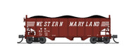 BLI (Broadway Limited Imports) 7156 N Scale 3 Bay Hopper Western Maryland WM 2 Pack A
