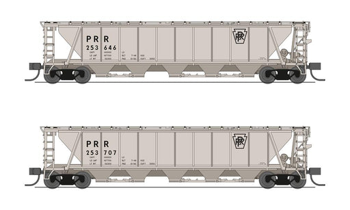 BLI (Broadway Limited Imports) 7254 N Scale H32 Covered Hopper Pennsylvania "Plain Keystone" 2 Pack