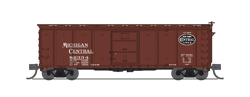 BLI (Broadway Limited Imports) 7270 N Scale 40' NYC Boxcar 1930's Variety Set A (NYC, MC, P&E, B&A)