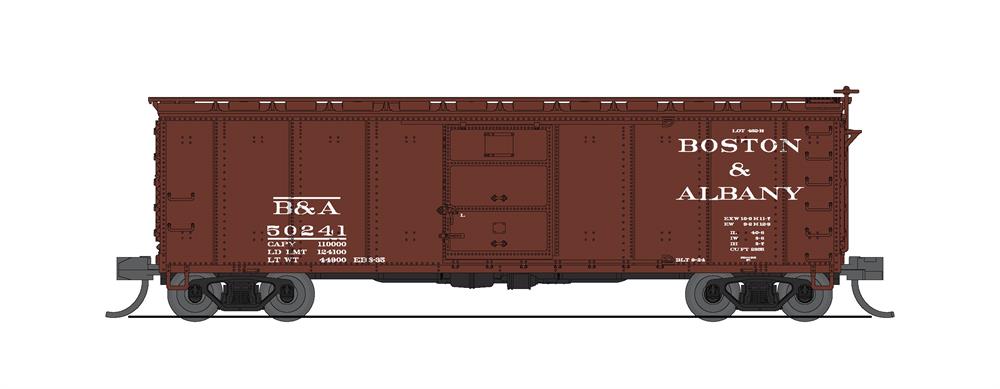 BLI (Broadway Limited Imports) 7270 N Scale 40' NYC Boxcar 1930's Variety Set A (NYC, MC, P&E, B&A)