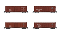 BLI (Broadway Limited Imports) 7270 N Scale 40' NYC Boxcar 1930's Variety Set A (NYC, MC, P&E, B&A)