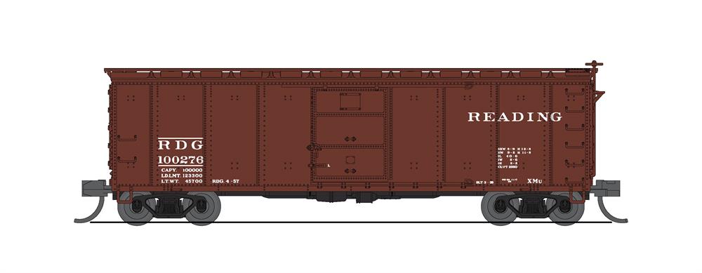 BLI (Broadway Limited Imports) 7272 N Scale 40' NYC Boxcar 1950's Variety Set C (NYC, RDG, DLW, NB)