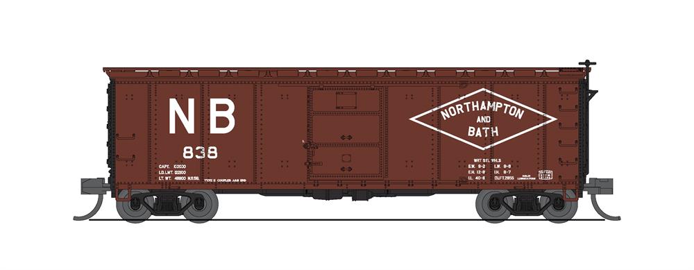 BLI (Broadway Limited Imports) 7273 N Scale 40' NYC Boxcar 1950's Variety Set D (NYC, RDG, DLW, NB)