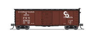 BLI (Broadway Limited Imports) 7275 N Scale 40' USRA Boxcar Chesapeake & Ohio C&O 2 Pack