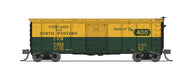BLI (Broadway Limited Imports) 7276 N Scale 40' USRA Boxcar Chicago NorthWestern C&NW 2 Pack