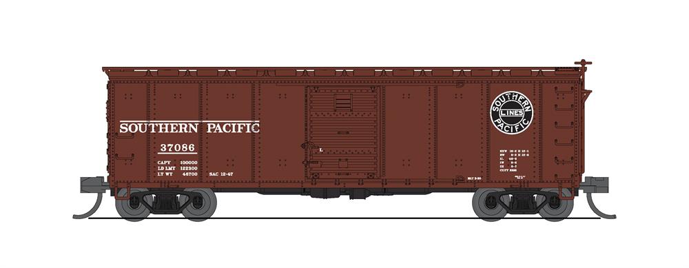 Broadway Limited Imports 7283 N Scale 40' USRA Boxcar Southern Pacific SP (2)