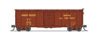 BLI (Broadway Limited Imports) 7284 N Scale 40' USRA Boxcar Union Pacific  UP 2 Pack