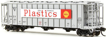 BLMA 16021 N Scale GA 3500CF Dry-Flo Covered Hopper GA CX Shell Plastics #50120