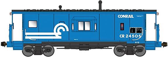Bluford Shops 40110 N Scale Bay Window Caboose Conrail CR 24505