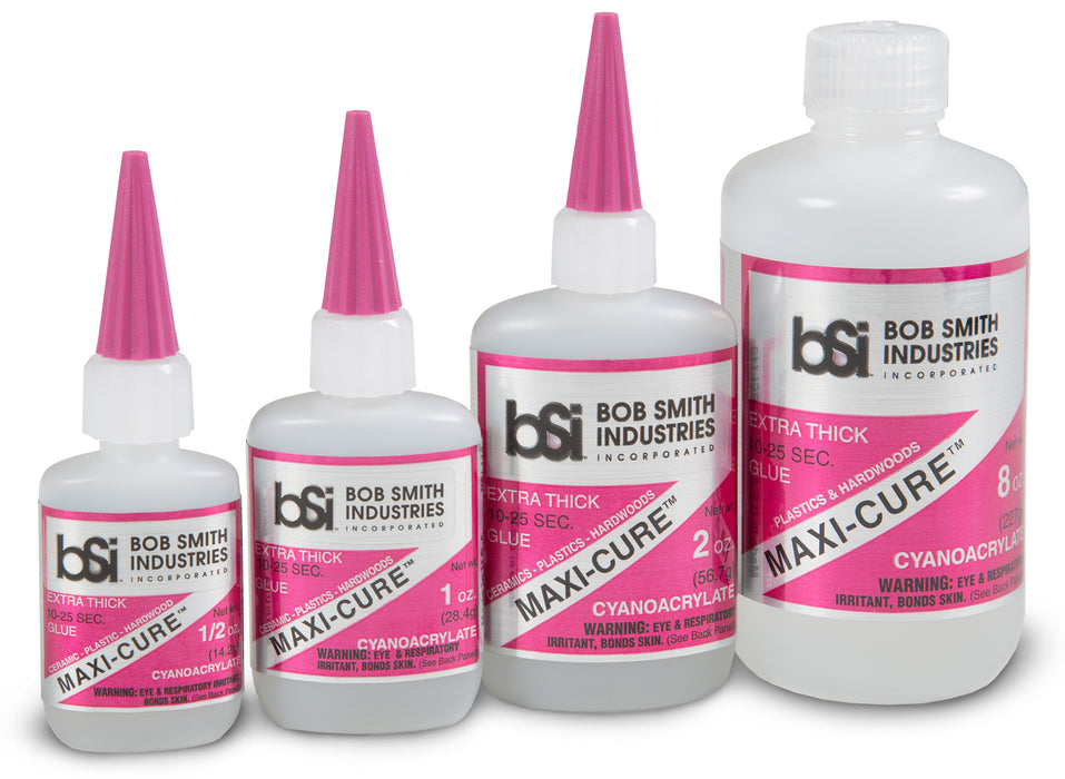 Bob Smith Industries 112 Maxi-Cure Super Thick CA Glue 1oz