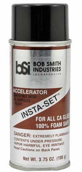 Bob Smith Industries 155 Insta-Set CA Glue Accelerator Spray 4.4oz (Ground Only)