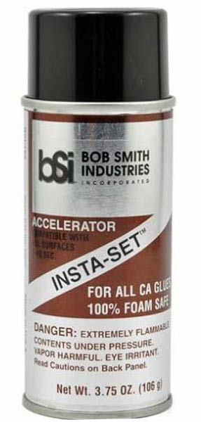 Bob Smith Industries 155 Insta-Set CA Glue Accelerator Spray 4.4oz (UPS Ground Only)