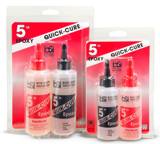 Bob Smith Industries 201 Quick Cure 5 Miniute 2 Part Epoxy 4.5oz