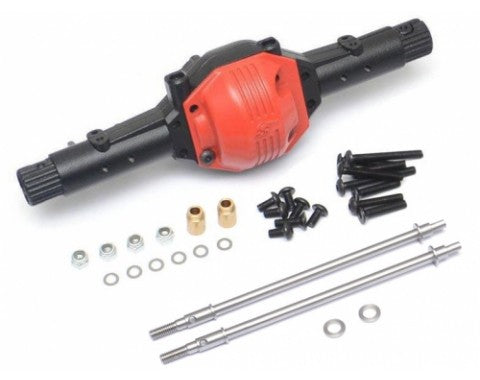Boom Racing BR233035RBK XRMod Rear PHAT Axle with BADASS HD Steel Shafts Black for SCX10 or Custom