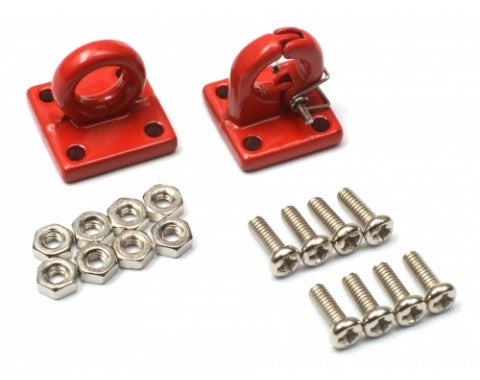Boom Racing BRQT790068R 1/10 Scale RC Red Tow Point Recovery Set