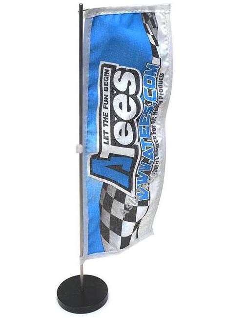 Boom Racing BRSCAC089B Scale Accessories ATees Racing Banner Flag 30x8.5cm