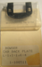 Bowser 1-100511 HO Scale Cab Back Plate for L1, I1, or K4 Locomotive