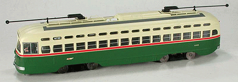 Bowser 12555 HO Scale F Line PCC Streetcar Philadelphia Transportation Co 1055