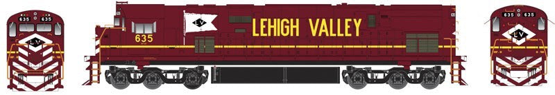 Bowser 24724 HO ALCo C628 Diesel Lehigh Valley Cornell Red LV 638 