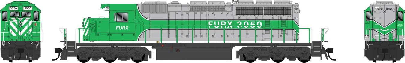 Bowser 25057 HO Scale GMD SD40-2 Diesel First Union Rail Leasing FURX 3050