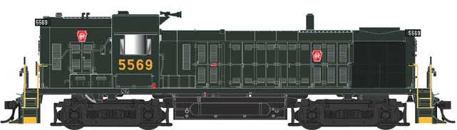 Bowser 25244 HO Scale ALCo RS-3 Hammerhead Diesel Pennsylvania "Keystone" PRR 5569 DCC Sound