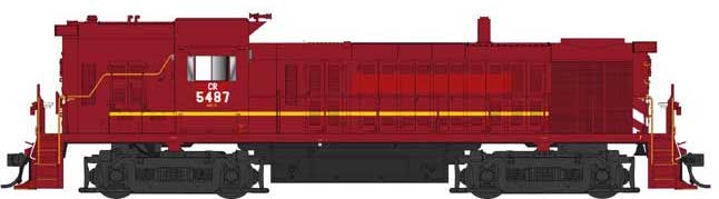 Bowser 25249 HO Scale ALCo RS-3 Hammerhead Diesel Conrail "Red Patch" CR 5487