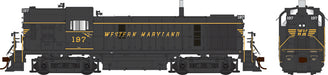 Bowser 25460 HO Scale ALCo RS-3 Hammerhead Diesel Western Maryland WM 197 DC