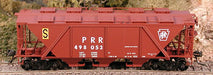Bowser 40968 HO Scale H30 Covered Hopper "S - Plain Keystone" Pennsylvania PRR 498041 - NOS