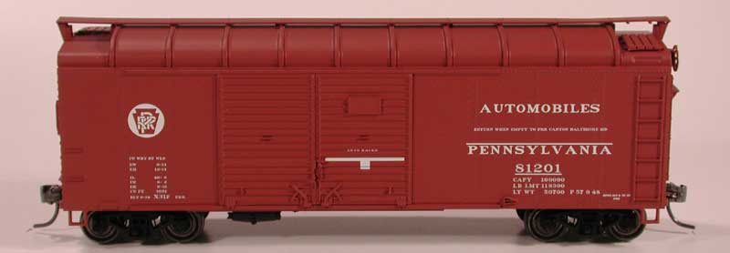 Bowser 41067 HO Scale 40' X31F Turtle Roof Boxcar "Circle Keystone" PRR 81221