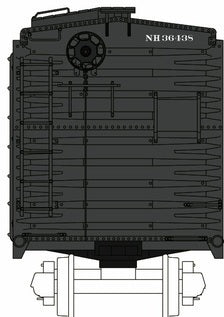 Bowser 41778 HO Scale 40' Boxcar New Haven NH 36415