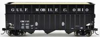 Bowser 41952 HO Scale 70 Ton 3-Bay Woodchip Hopper Gulf Mobile and Ohio GM&O 82416