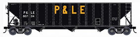 Bowser 42184 HO 100 Ton 3-Bay Hopper Pittsburgh & Lake Erie P&LE 80739