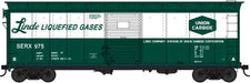 Bowser 42438 HO Scale 40' Boxcar Linde Liquefied Gases SERX 979