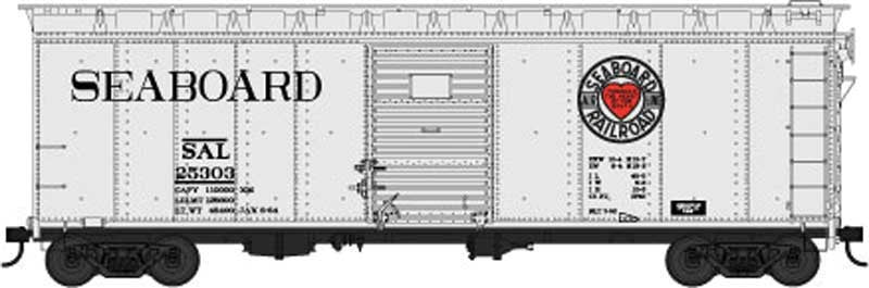 Bowser 42457 HO Scale 40' Boxcar Seaboard SBD 25402