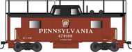 Bowser 42521 HO Scale PRR N8 Caboose Cabin Pennsylvania Pittsburgh Region PRR 478206 - Trainphone 
