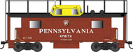 Bowser 42522 HO Scale PRR N8 Caboose Cabin Pennsylvania Pittsburgh Region PRR 478172 - Trainphone 