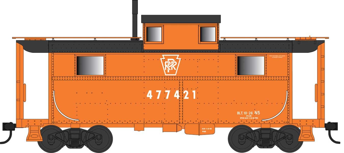 Bowser 42559 HO Scale PRR N5 Caboose Cabin Focal PRR 477421