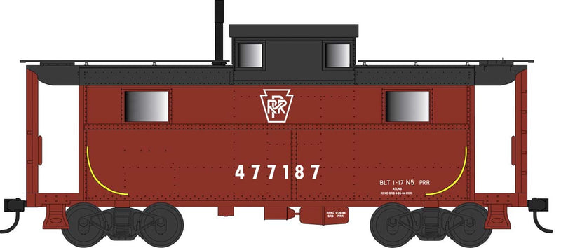 Bowser 42563 HO Scale PRR N5 Caboose Cabin "Plain" PRR 477222 