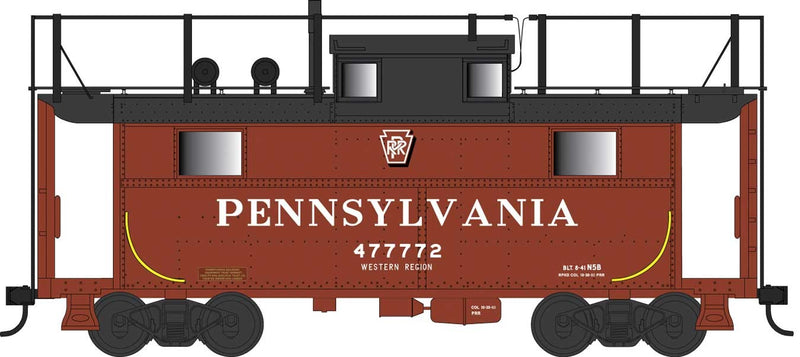 Bowser 42568 HO Scale PRR N5c Caboose Cabin Pennsylvania Western Region PRR 477772 - Trainphone