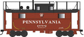 Bowser 42568 HO Scale PRR N5c Caboose Cabin Pennsylvania Western Region PRR 477772 - Trainphone