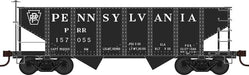 Bowser 42643 HO Scale 2 Bay GLa Hopper Pennsylvania "Black Body"  PRR 157055 