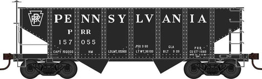 Bowser 42643 HO Scale 2 Bay GLa Hopper Pennsylvania "Black Body"  PRR 157055 