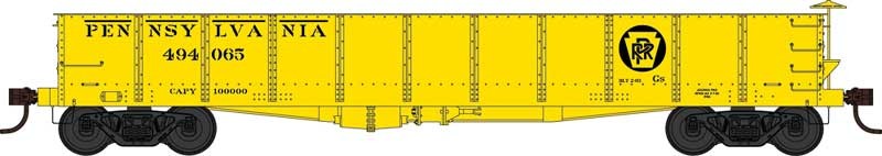 Bowser 42677 HO Scale GS 40' Gondola Pennsylvania MOW PRR 494072 